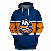 Islanders Blue Orange All Stitched Hooded Sweatshirt,baseball caps,new era cap wholesale,wholesale hats